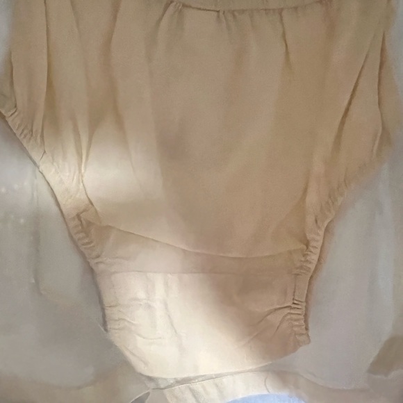 NWT Gap Kids linen/cotton dress, 12-18 months Butterfly eyelet, w/ diaper cover. - Picture 10 of 15